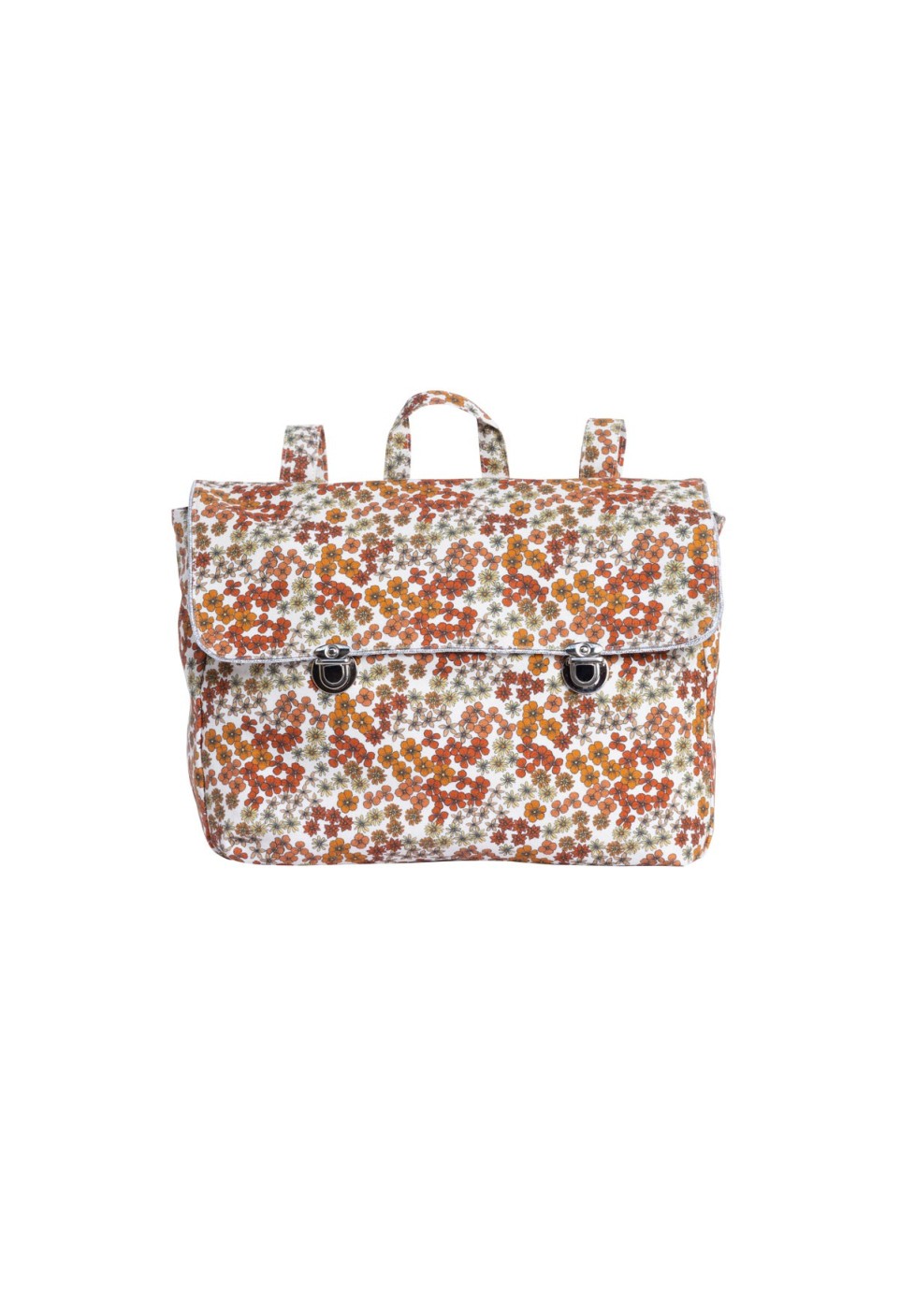 Flower Bois de Rose Cotton Schoolbag for Kids