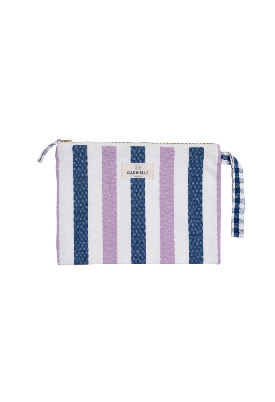 POCHETTE AVEC ANSE  RAYURES INDIGO_MARKETPLACE