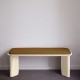 LAZARE BENCH CREAM LACQUERED WOOD