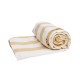 BASTIDE BEDCOVER CURRY STRIPES