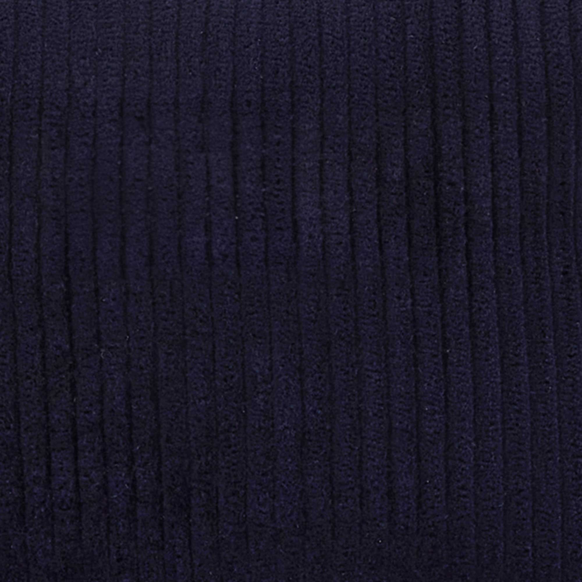 BANANE  EN VELOURS BLEU MARINE