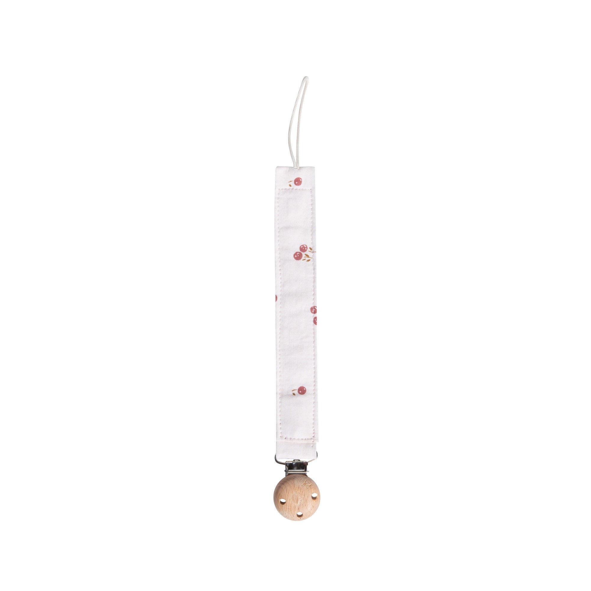 Accroche Tétine Minnie Rose - Perles Personnalisables - Longueur 21cm - Pour Tétines à Anneau